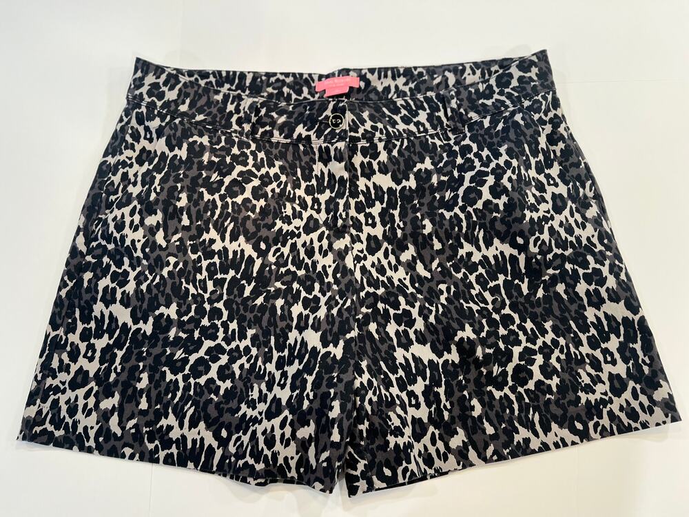 Leopard Animal Print Shorts Isaac Mizrahi New York Size 16